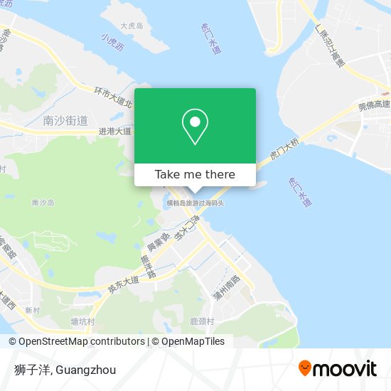 狮子洋 map