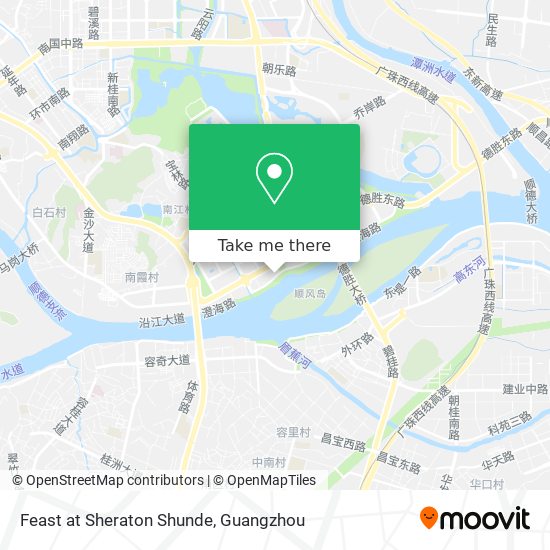 Feast at Sheraton Shunde map