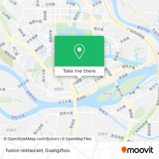 fusion restaurant map