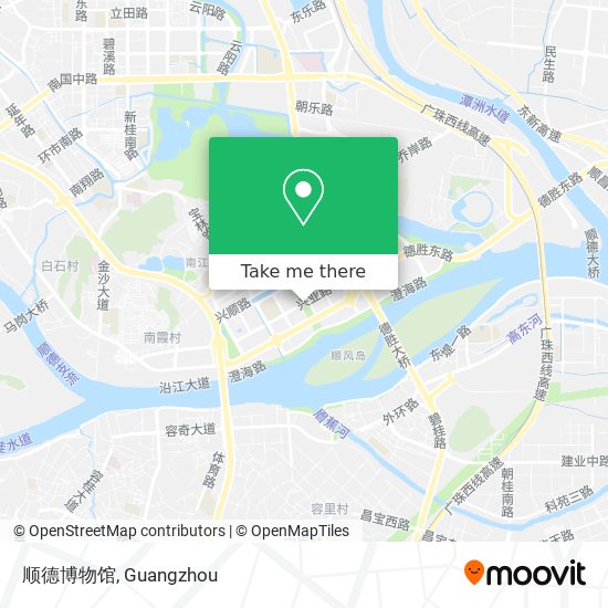 顺德博物馆 map