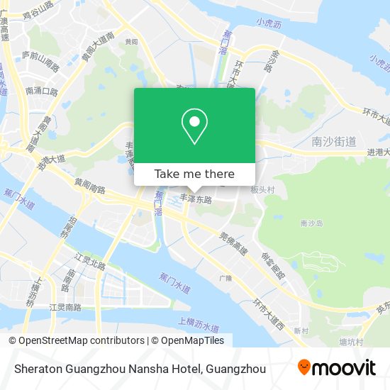 Sheraton Guangzhou Nansha Hotel map