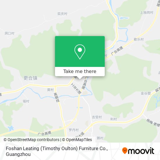 Foshan Leating (Timothy Oulton) Furniture Co. map