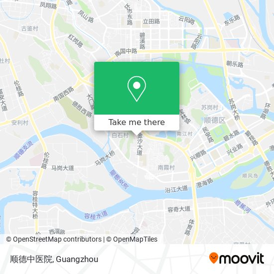 顺德中医院 map