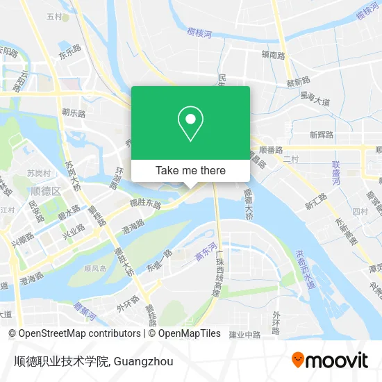 顺德职业技术学院 map