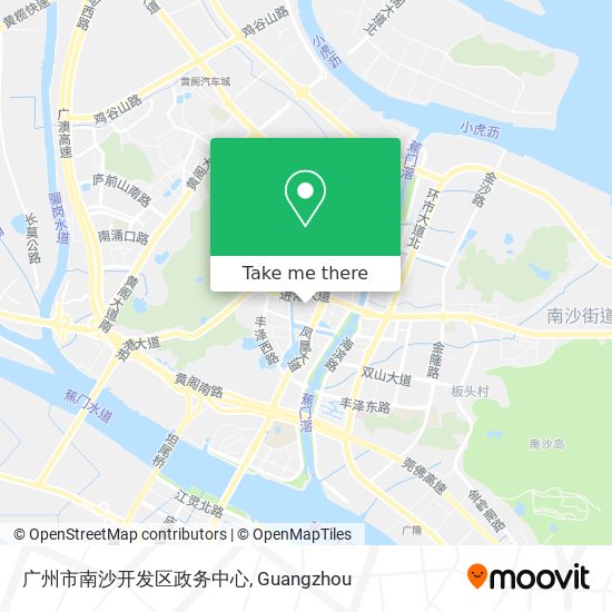 广州市南沙开发区政务中心 map