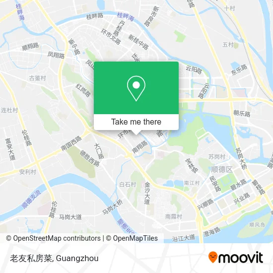 老友私房菜 map