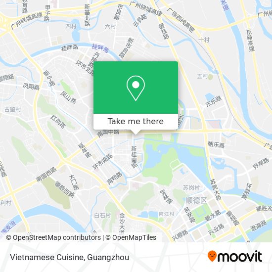 Vietnamese Cuisine map