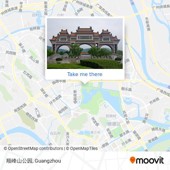顺峰山公园 map
