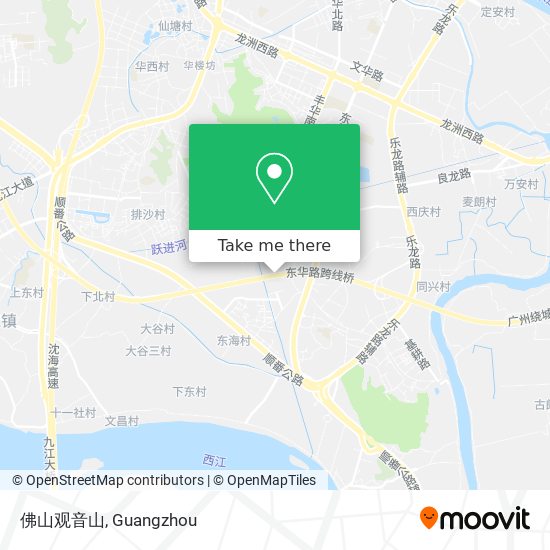佛山观音山 map