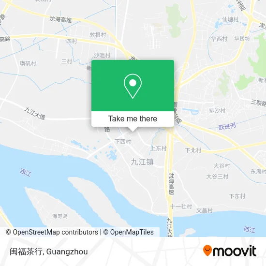 闽福茶行 map