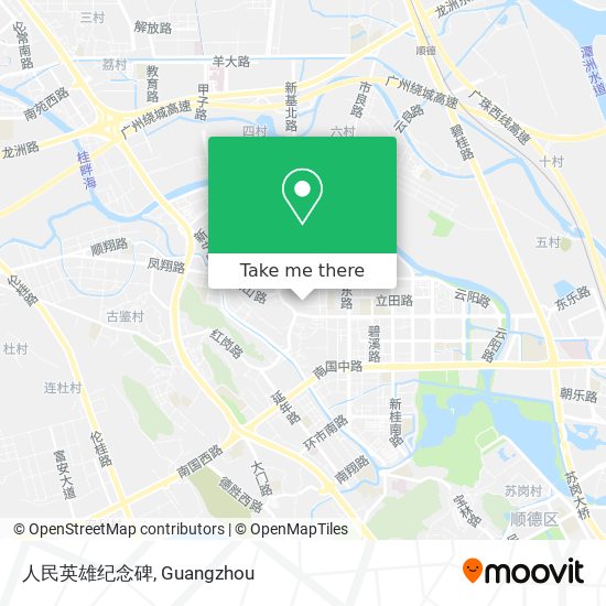 人民英雄纪念碑 map