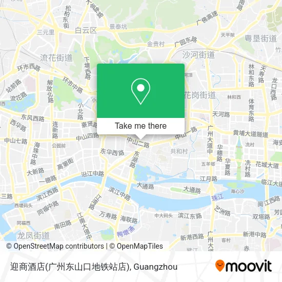 迎商酒店(广州东山口地铁站店) map