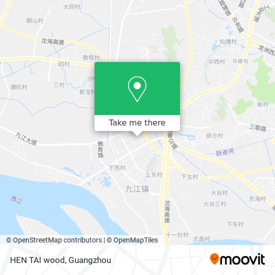 HEN TAI wood map
