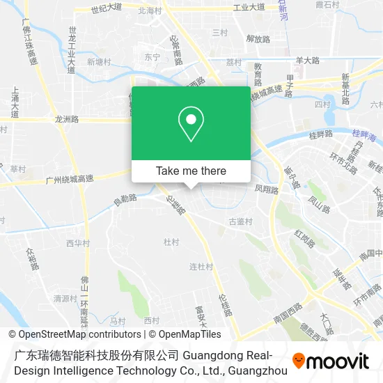 广东瑞德智能科技股份有限公司 Guangdong Real-Design Intelligence Technology Co., Ltd. map