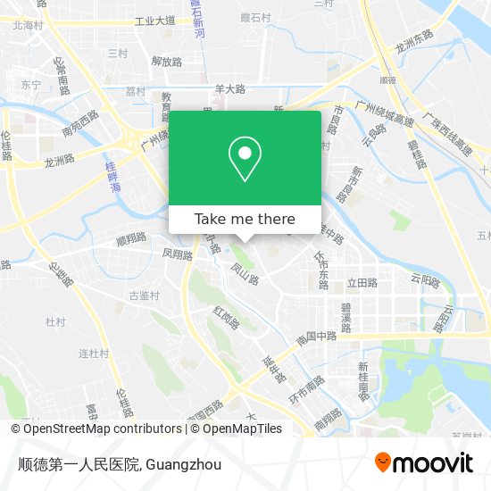 顺德第一人民医院 map