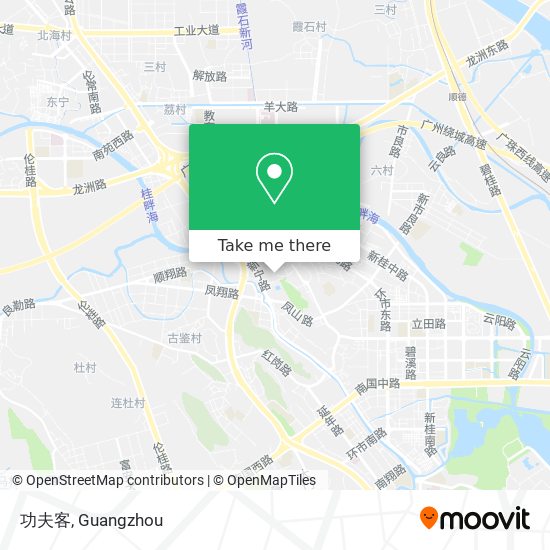 功夫客 map