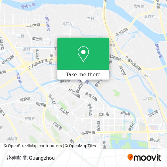 花神咖啡 map