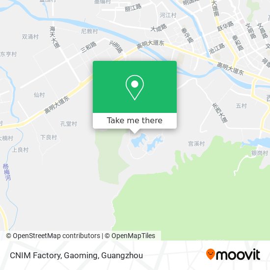 CNIM Factory, Gaoming map