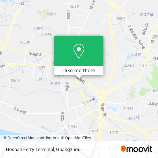 Heshan Ferry Terminal map