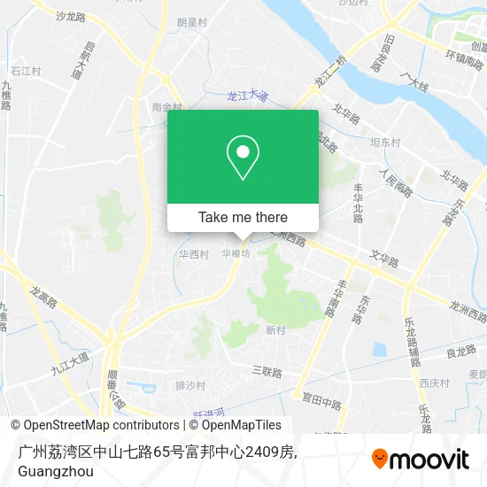 广州荔湾区中山七路65号富邦中心2409房 map
