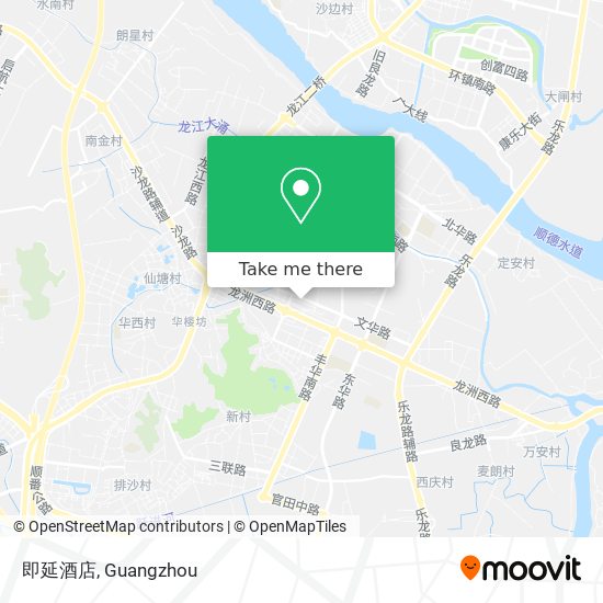 即延酒店 map