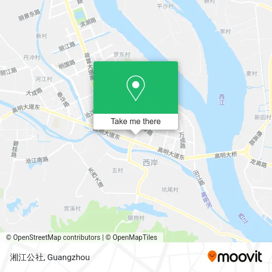 湘江公社 map