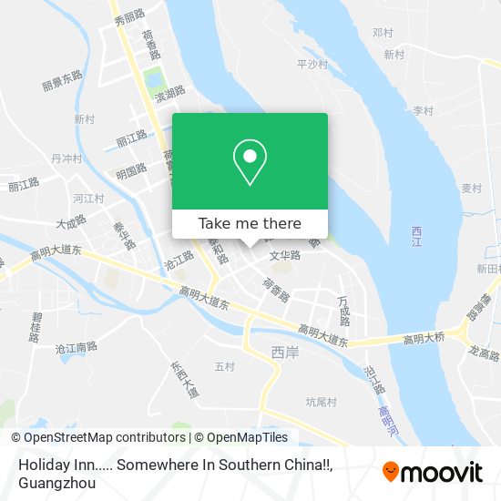 Holiday Inn..... Somewhere In Southern China!! map