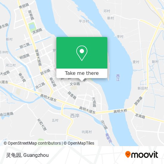 灵龟园 map