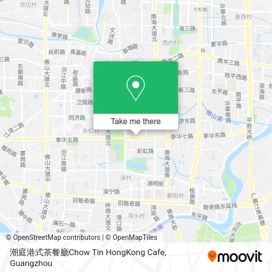 潮庭港式茶餐廳Chow Tin HongKong Cafe map