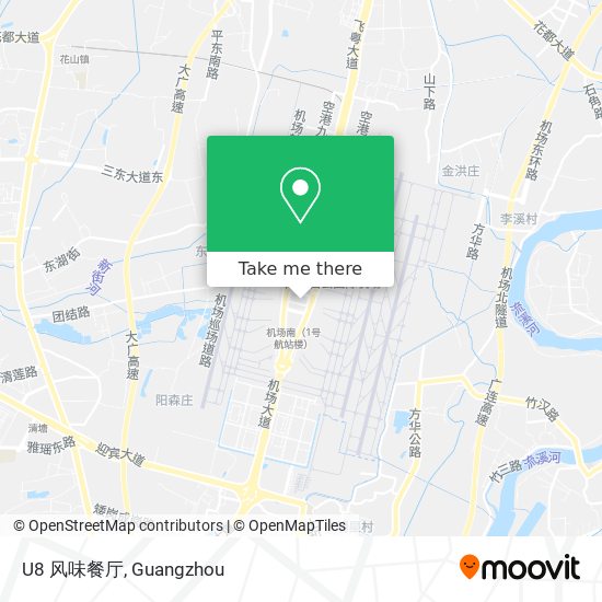 U8 风味餐厅 map