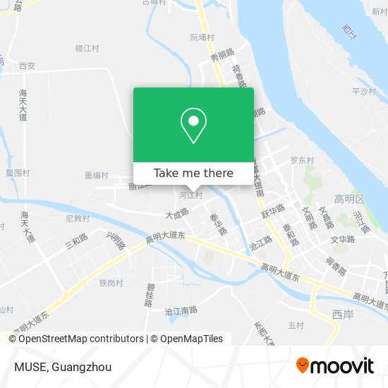 MUSE map