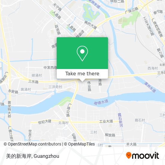 美的新海岸 map