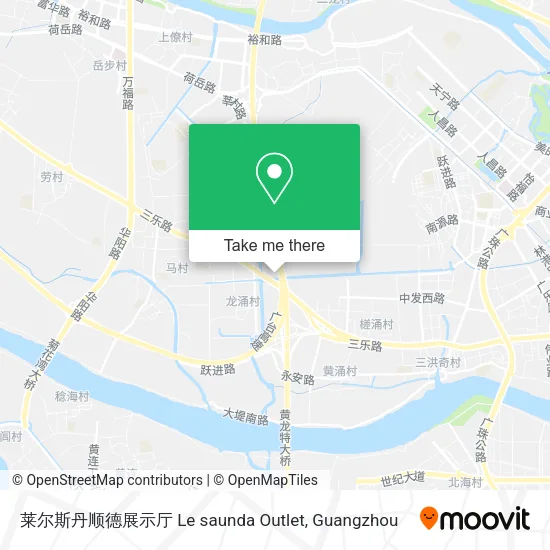莱尔斯丹顺德展示厅 Le saunda Outlet map