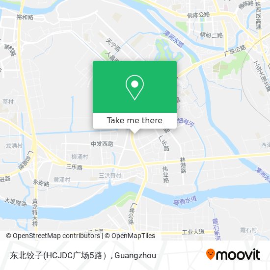 东北饺子 map