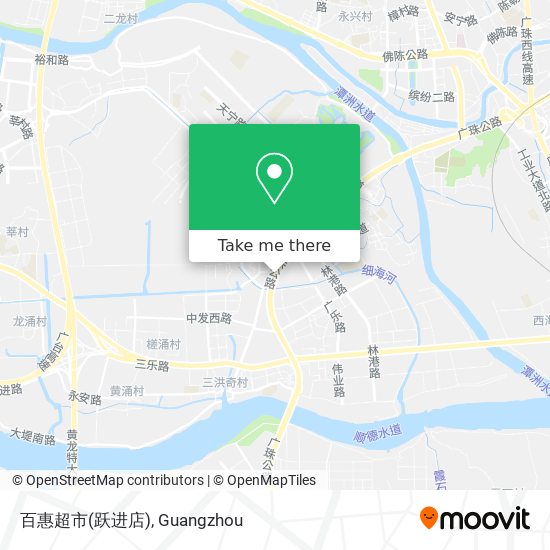 百惠超市(跃进店) map