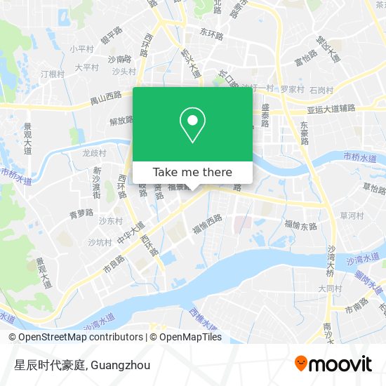 星辰时代豪庭 map