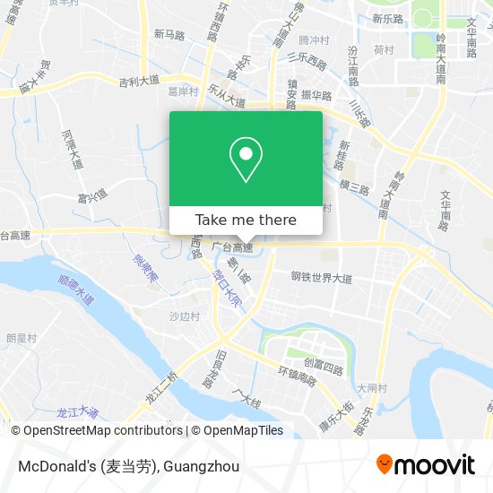 McDonald's (麦当劳) map