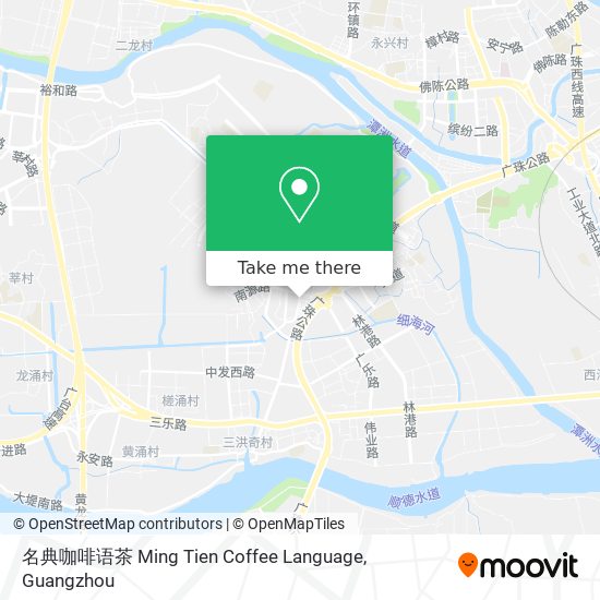 名典咖啡语茶 Ming Tien Coffee Language map