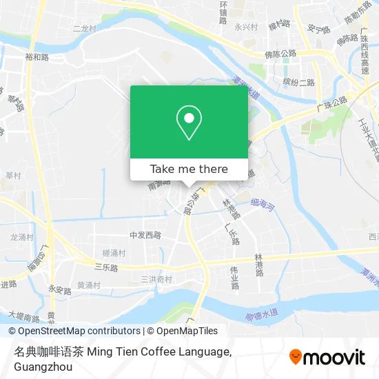 名典咖啡语茶 Ming Tien Coffee Language map