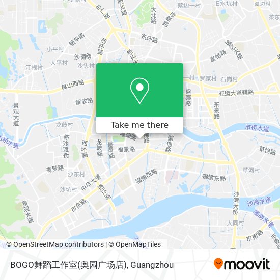 BOGO舞蹈工作室(奥园广场店) map