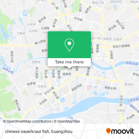 chinese sauerkraut fish map