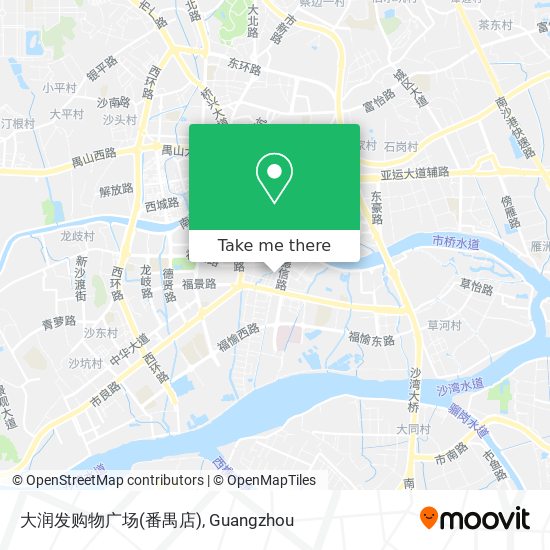 大润发购物广场(番禺店) map