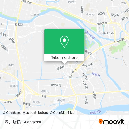 深井烧鹅 map
