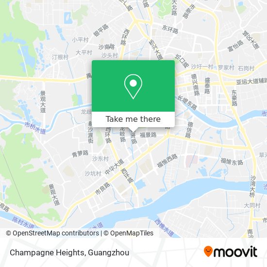 Champagne Heights map