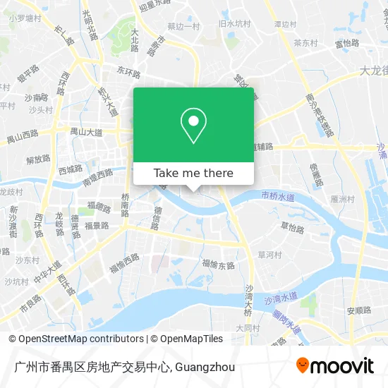 广州市番禺区房地产交易中心 map