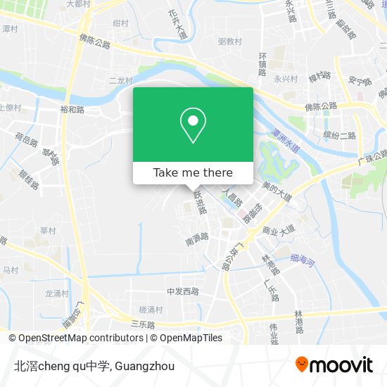 北滘cheng qu中学 map