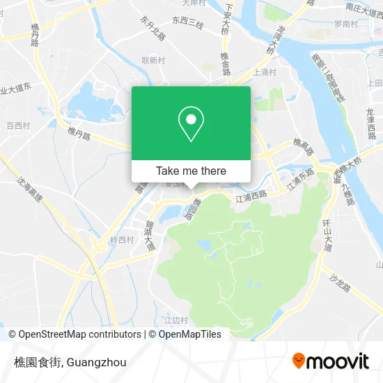 樵園食街 map