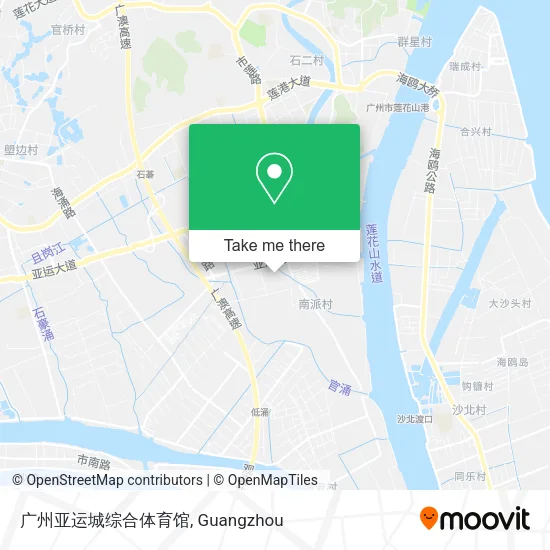 广州亚运城综合体育馆 map