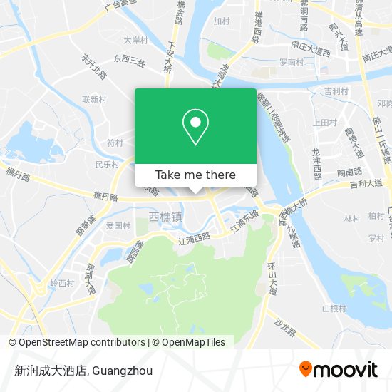 新润成大酒店 map