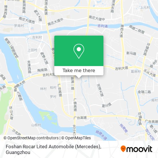 Foshan Rocar Lited Automobile (Mercedes) map